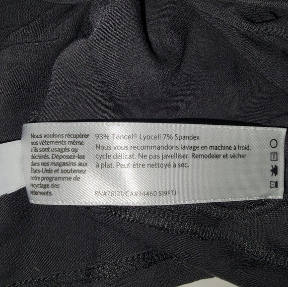 Eileen Fisher Top Size S Charcoal - Picture 7 of 8